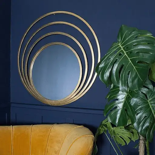 مراية ديكور حديد دهان الكتروستاتيك وزجاج MS-13199