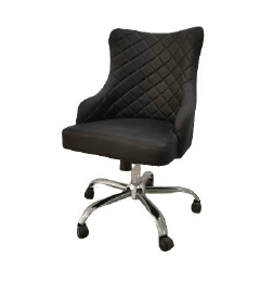 Mid-back leather office chair MS-8421