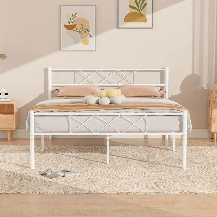 سرير مودرن مصنوع من حديد دهان الكتروستاتيك MS-13146