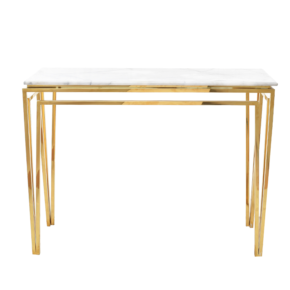 كونسول مودرن ستانلس ستيل ورخام MS-13312