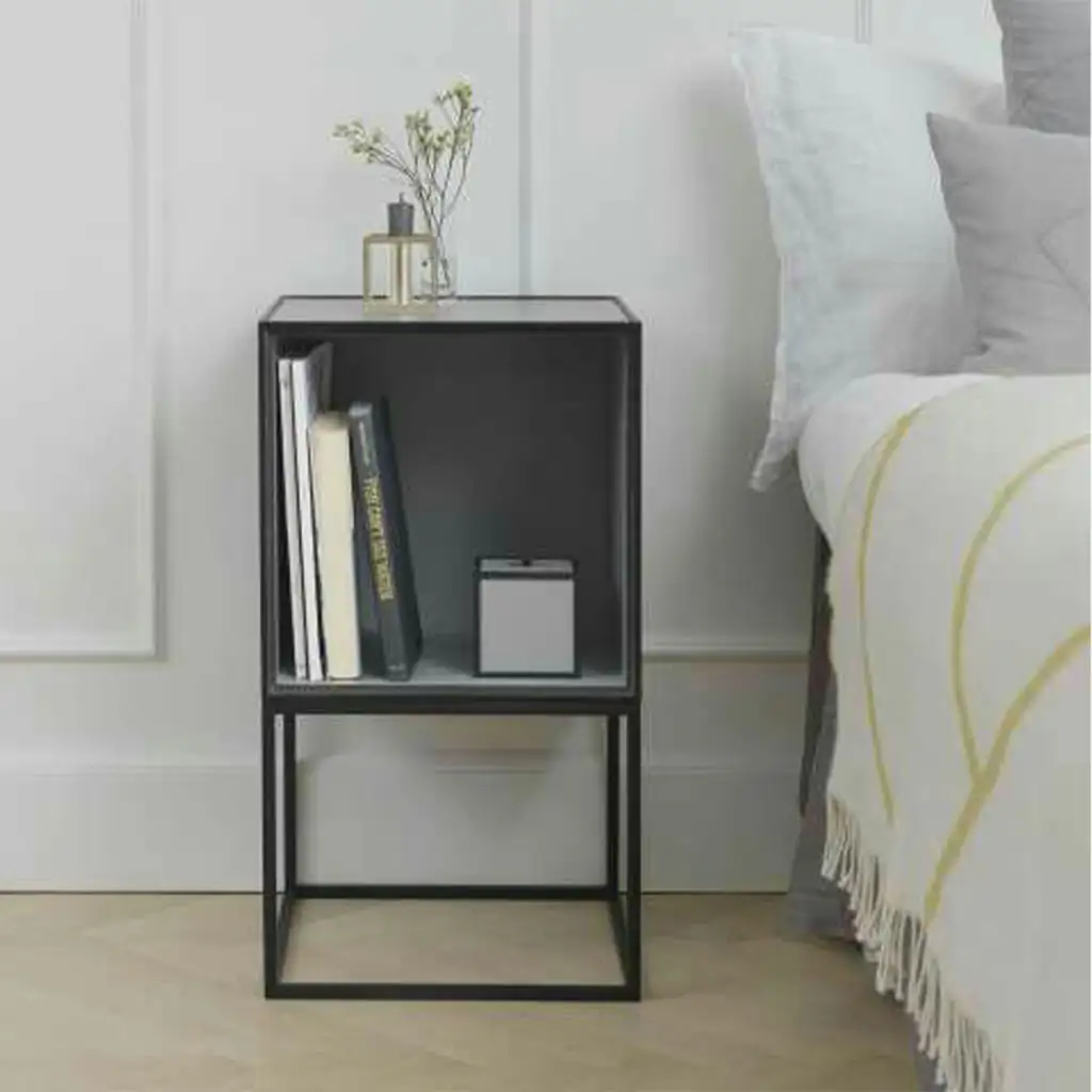 كومود لون أسود خشب MDF عالي الجودة MS-9620