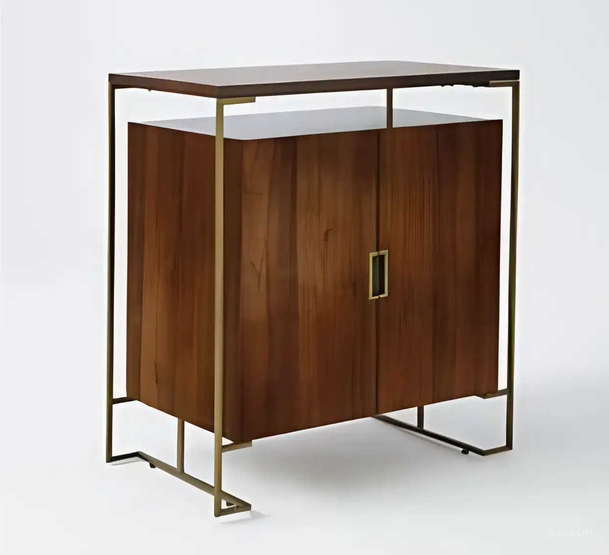 جزامه مودرن حديد معالج الكتروستاتيك و خشب كونتر عالي الجودة MS-12024