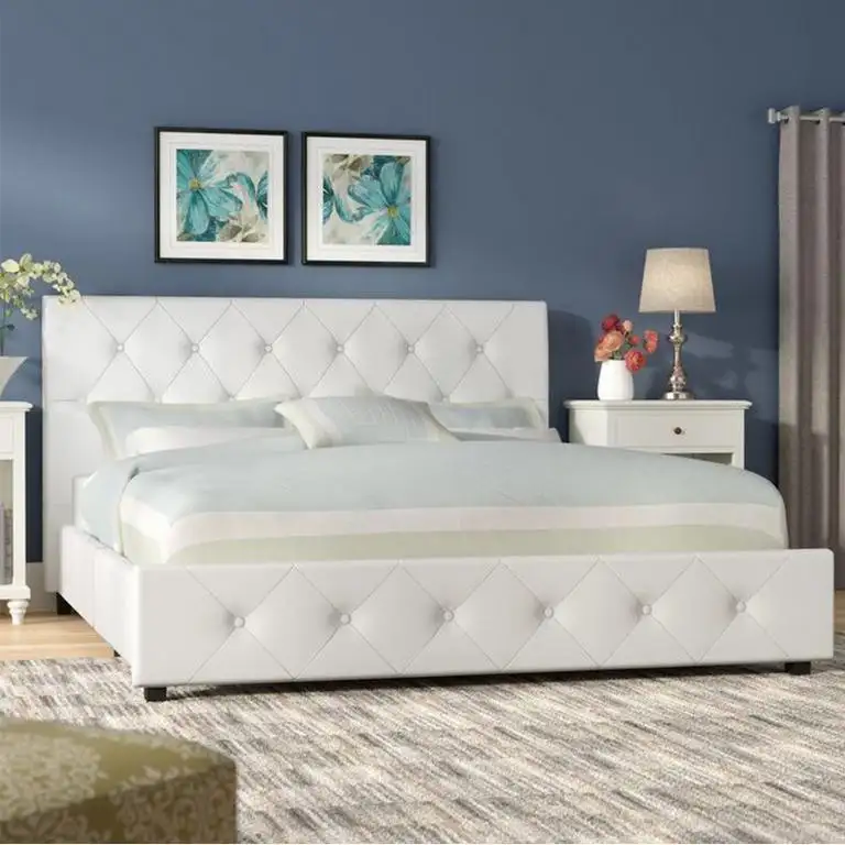 Modern Bed made of Musk Wood MS-9283