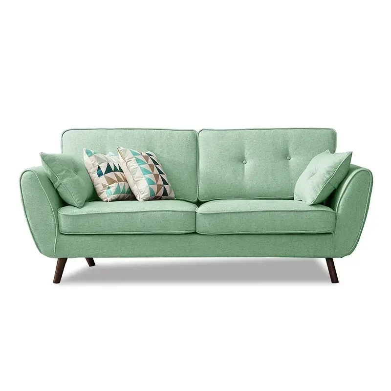 كنبة ليفنج خشب زان أحمر طبيعي MS-8456