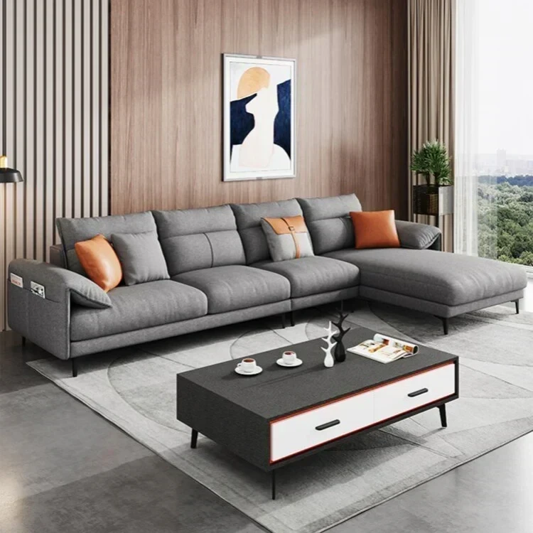 ركنة مودرن (250×150 سم) خشب زان أحمر وقماش عالي الجودة MS-11024