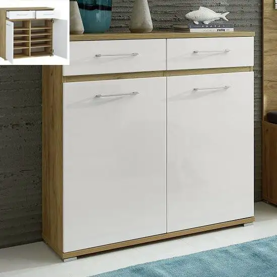 بوفيه خشبي مودرن مصنوعة من خشب MDF مستورد مع طبقة ميلامين مضادة للمياه MS-11308