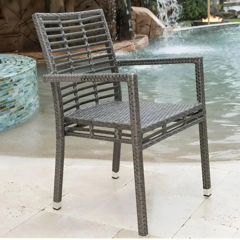 كرسي حديد دهان الكتروستاتك مجدول برتان MS-10311