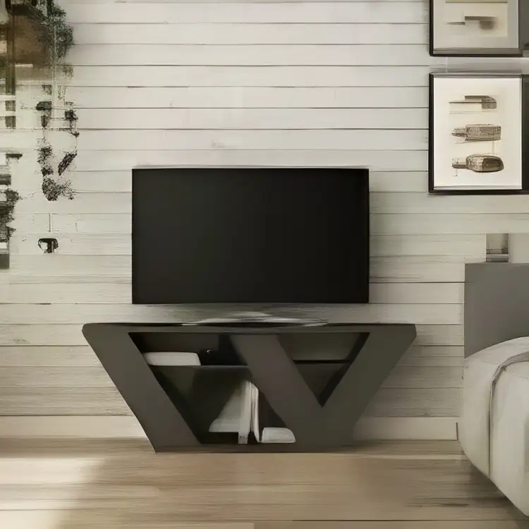 Modern TV unit MDF wood MS-10834
