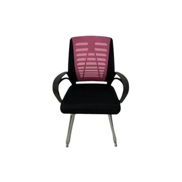 كرسي مكتب انتظار جلد يرتكز على سي نيكل MS-9153