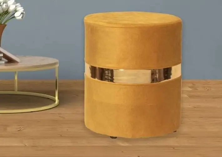 بوف دائري مصنوع من قماش مستورد تركي  MS-8026