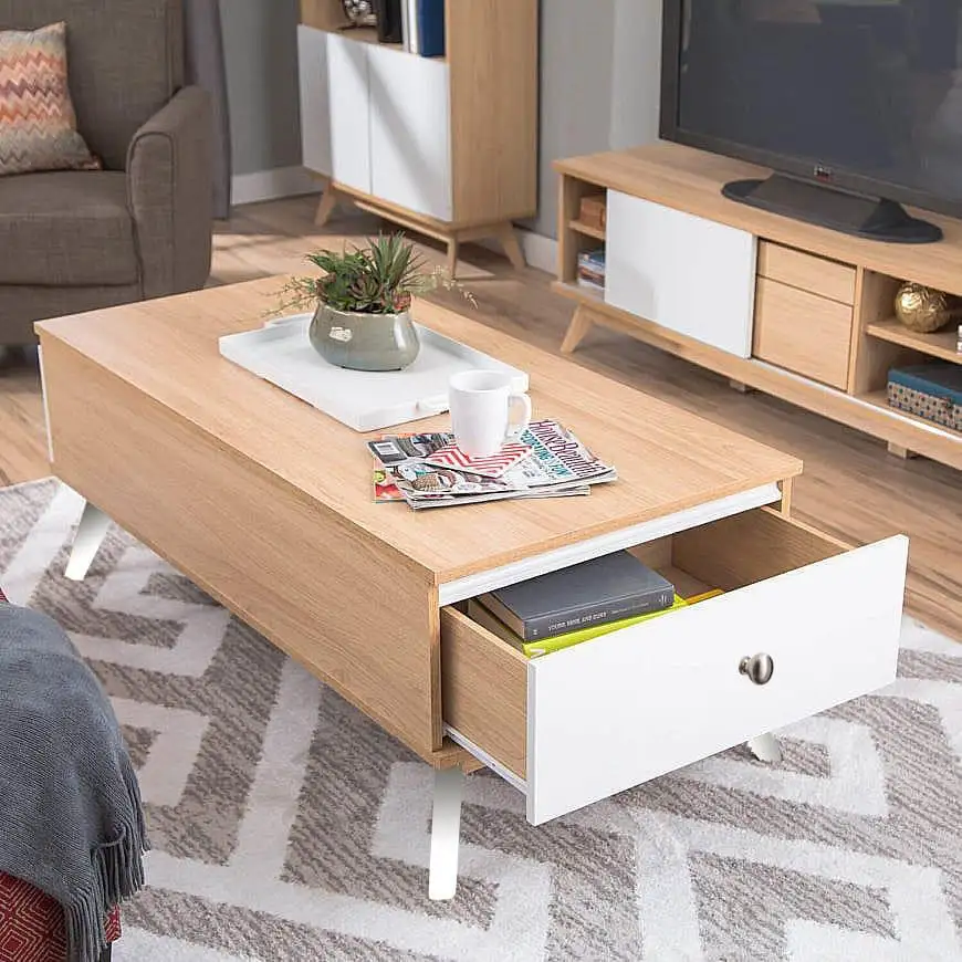 Modern side table set stainless steel MS-11470