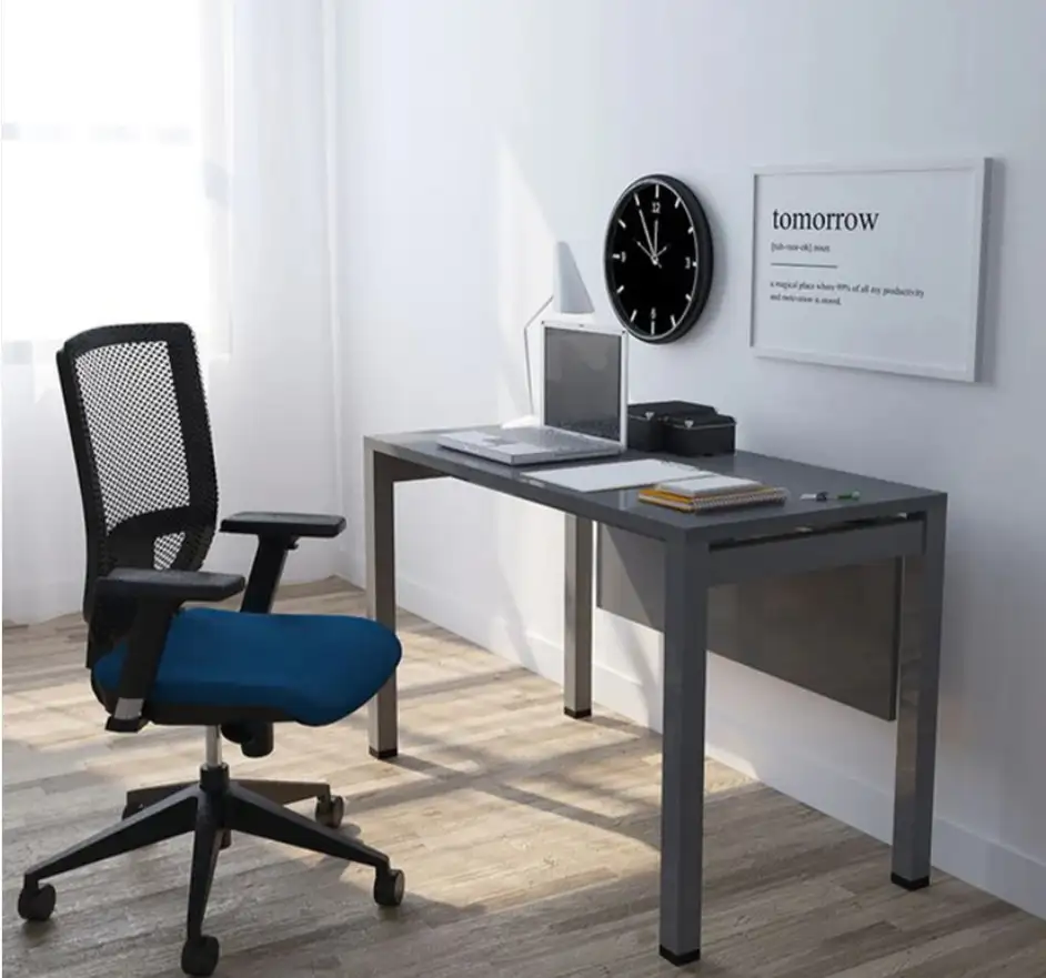 مكتب مذاكرة خشب MDF وشاسيه حديد دهان الكتروستاتيك و جوانب بى فى سي و طبقة ميلامين MS-12191