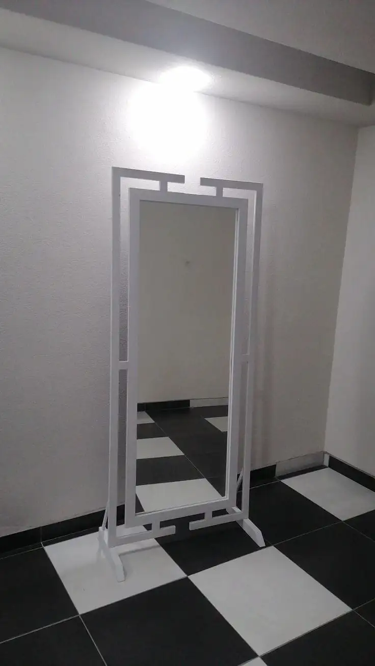 مراية ديكور حديد دهان الكتروستاتيك وزجاج MS-13208