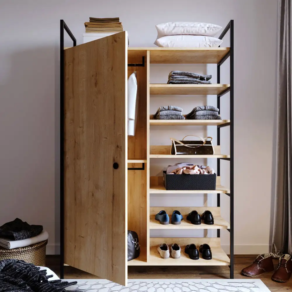 دريسنج روم مصنوع من خشب MDF شاسيه معدن MS-11644