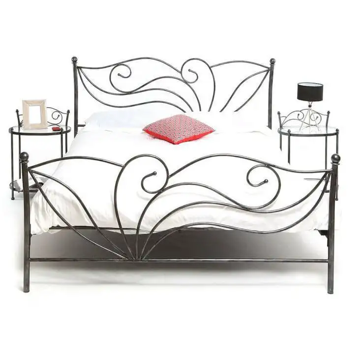 سرير مودرن مصنوع من حديد دهان الكتروستاتيك MS-13140