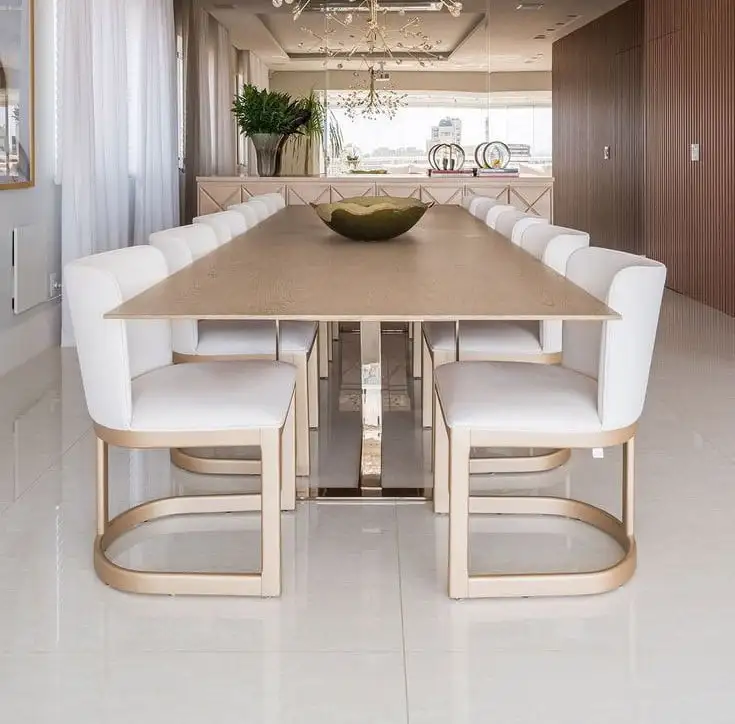 ترابيزة سفرة ستيل دهان الكتروستاتيك و خشب كونتر و قماش قطيفة MS-11700