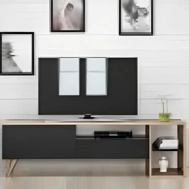 Modern TV unit MDF wood MS-10860