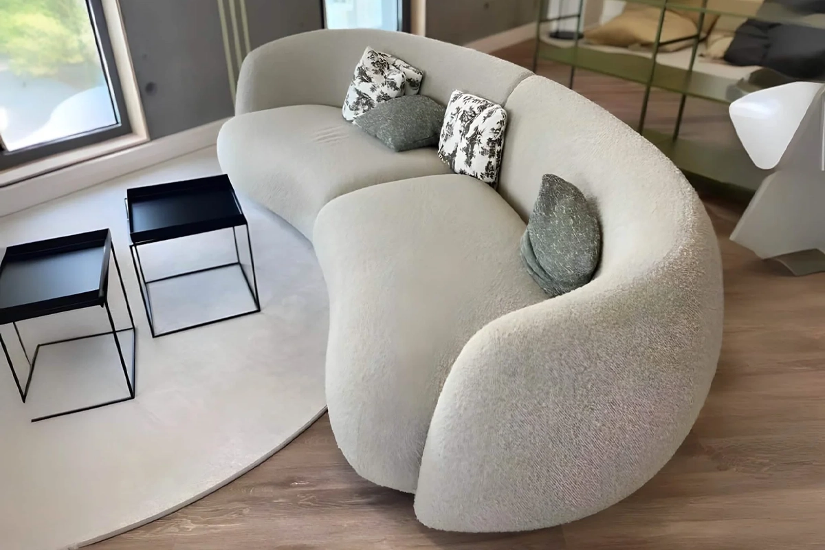 كنبة 2 قطعة خشب زان طبيعي MS-13407