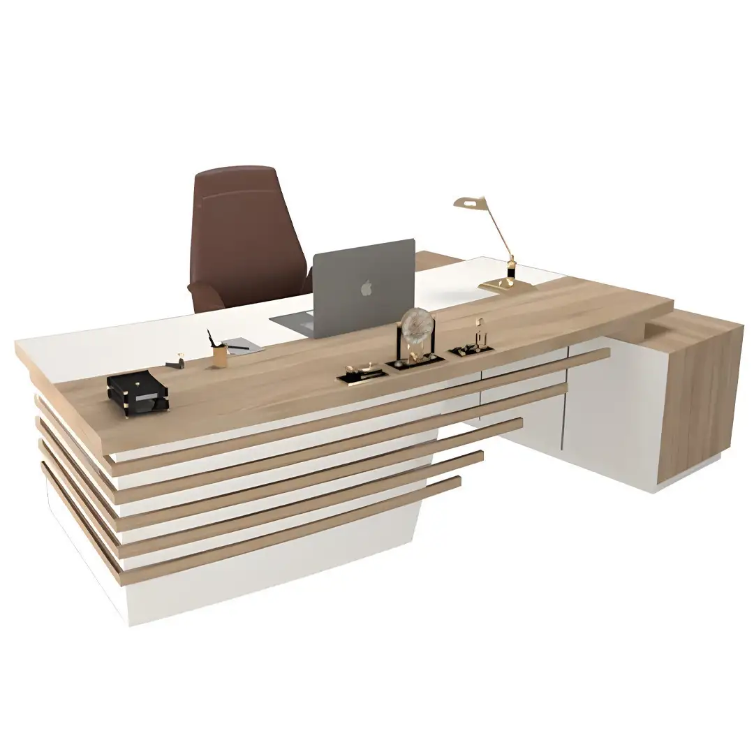 مكتب مدير شرايح مودرن MDF (200 × 80 سم) MS-12946