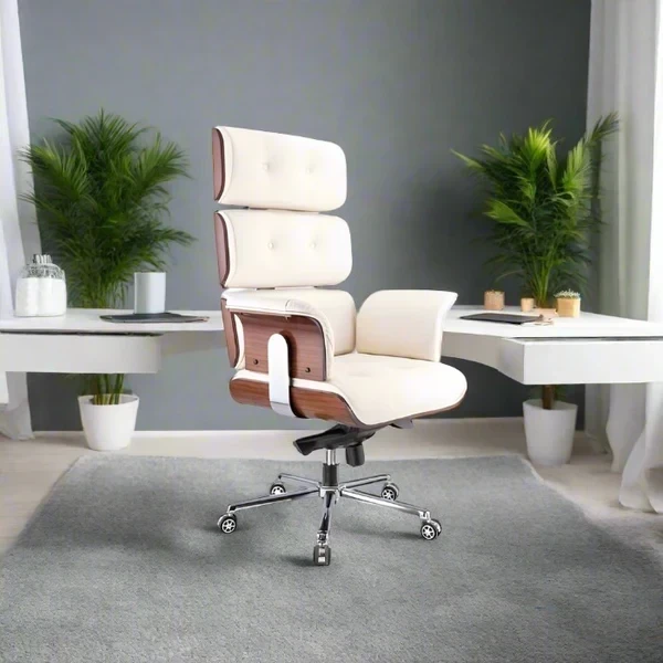 كرسي مكتب مدير جلد ظهر عالي MS-12750