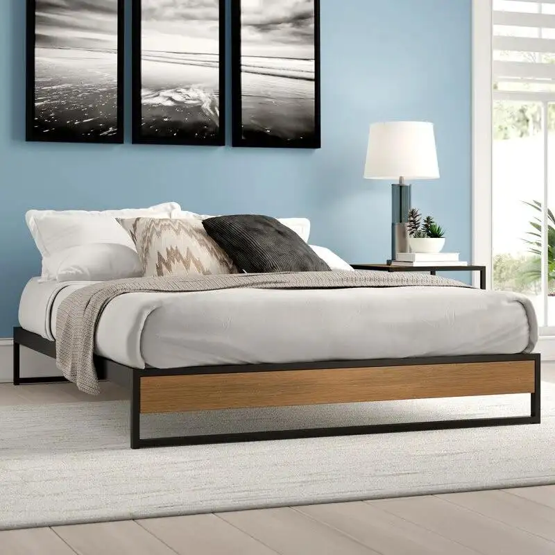 سرير مودرن مصنوع معدن دهان فرن الكتروستاتيك عالي الجودة MS-9319