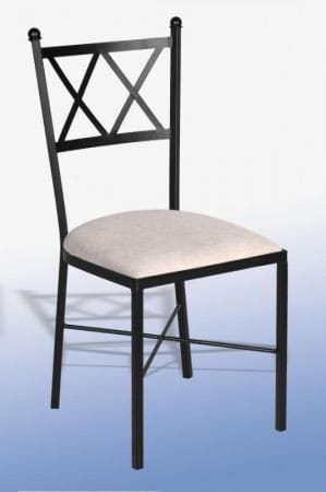 كرسي سفرة حديد دهان الكتروستاتيك وتنجيد قماش او جلد MS-13368