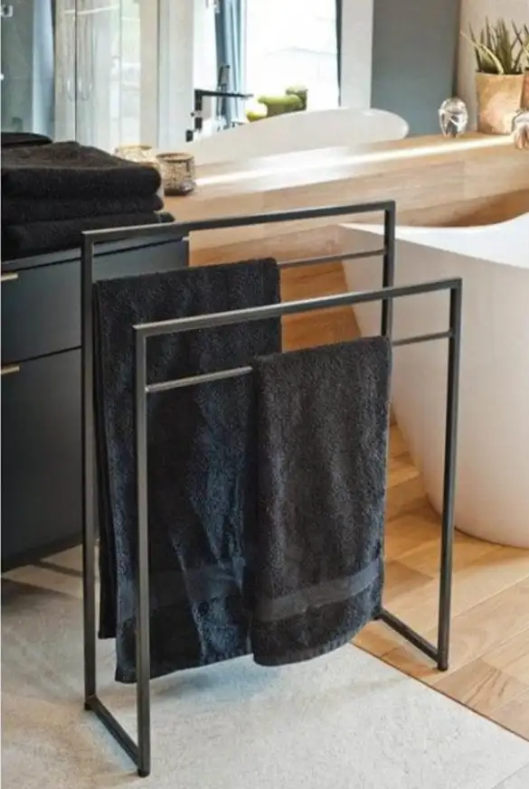 حامل فوط مودرن حديد مطلي الكتروستاتيك MS-12039