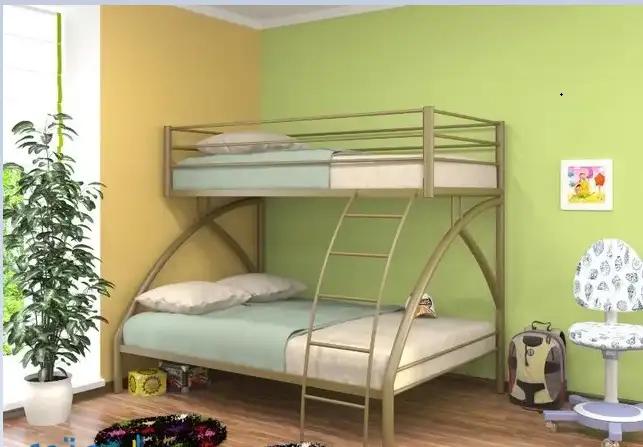 سرير أطفال كلاسيك دورين معدني حديد دهان الكتروستاتك MS-8781