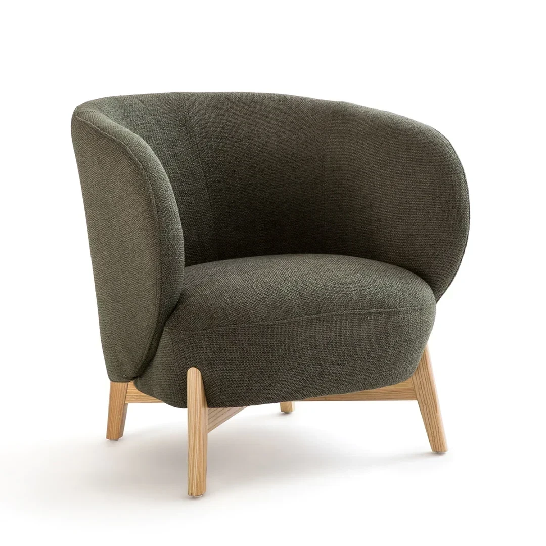 Armchair, natural plywood wood MS-8939