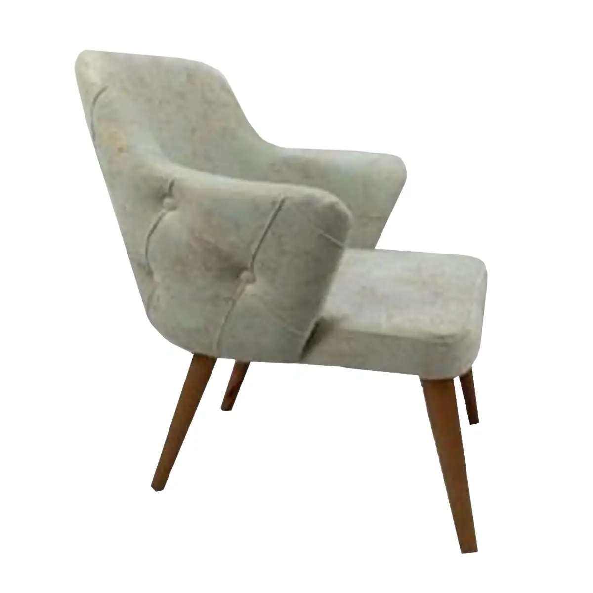 كرسي فوتيه مودرن خشب كونتر طبقات و قماش مستورد MS-7501