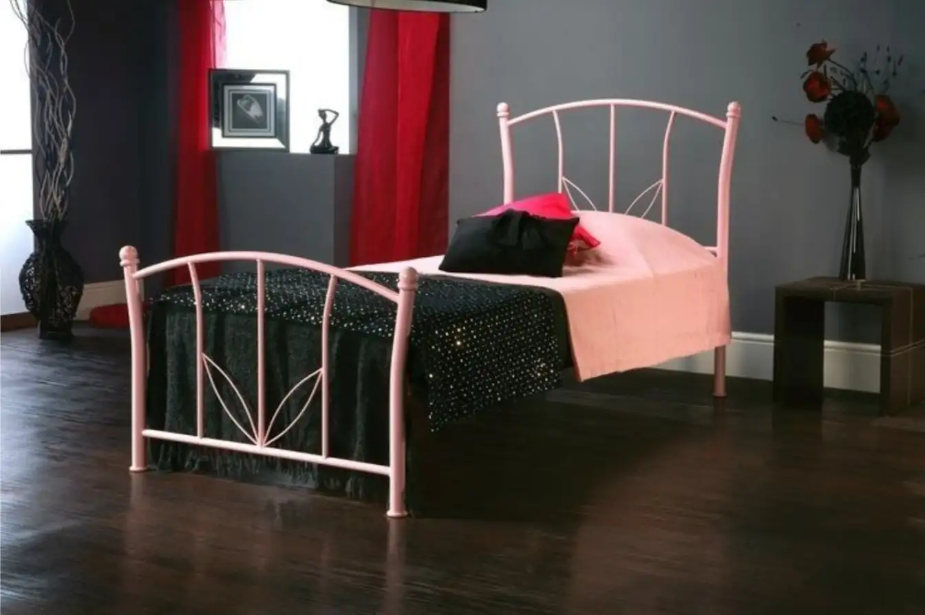 سرير معدني ستيل دهان الكتروستاتيك رسم فورجيه MS-13141