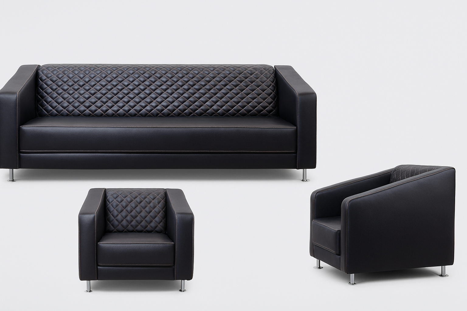 انترية اسقبال مكتب كنبة 3 فرد و2 فوتية خشب زان احمر MS-7817