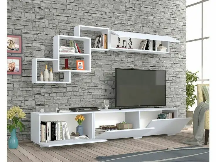 Modern TV unit MDF wood MS-10818