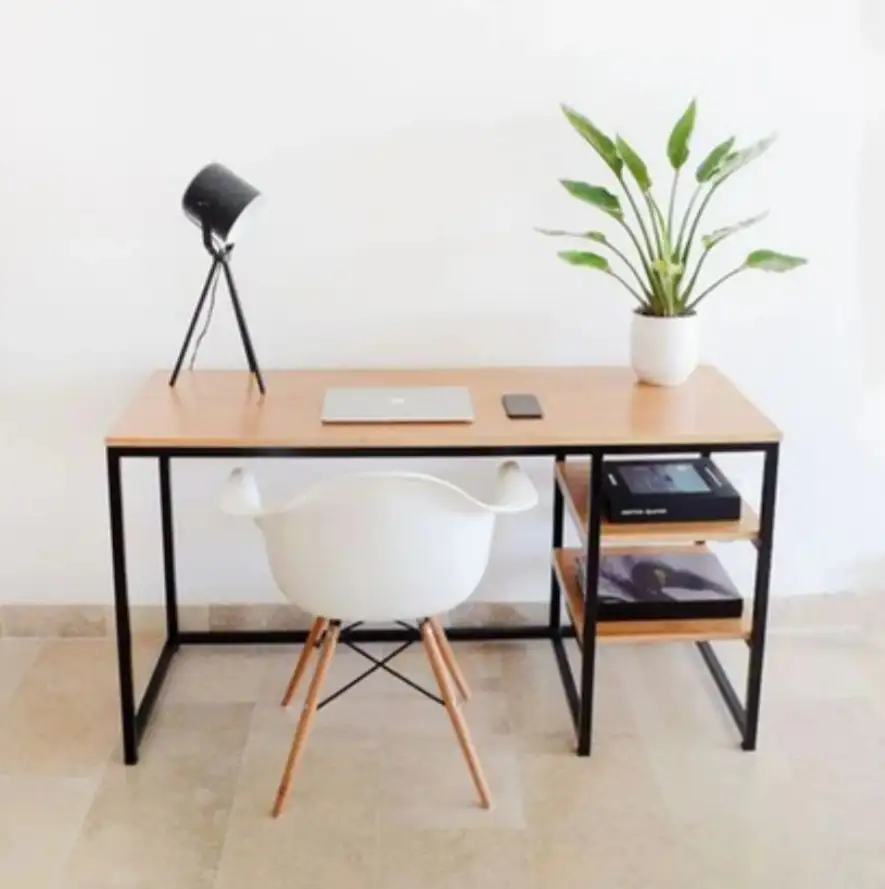 مكتب مذاكرة مزود برف خشب MS-12109