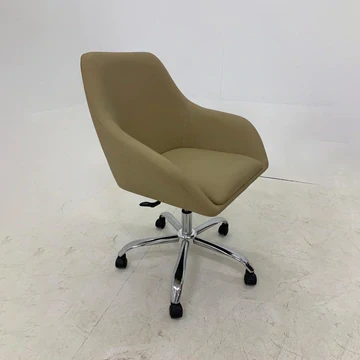 Mid-back office chair with a metal base, sturdy and comfortable – MS-8747