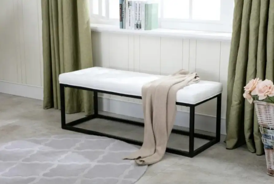 Modern bench iron electrostatic paint MS-12088