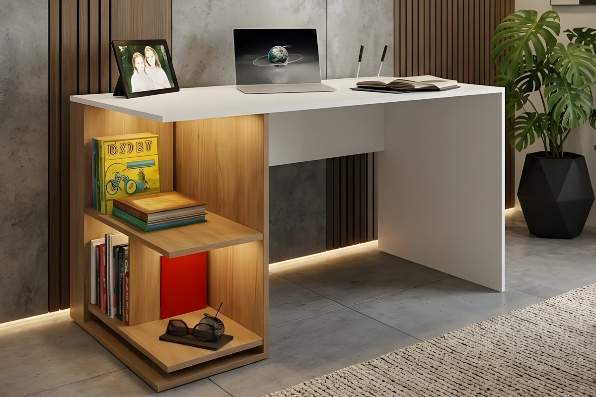 Wooden Board Study Desk MS-13707