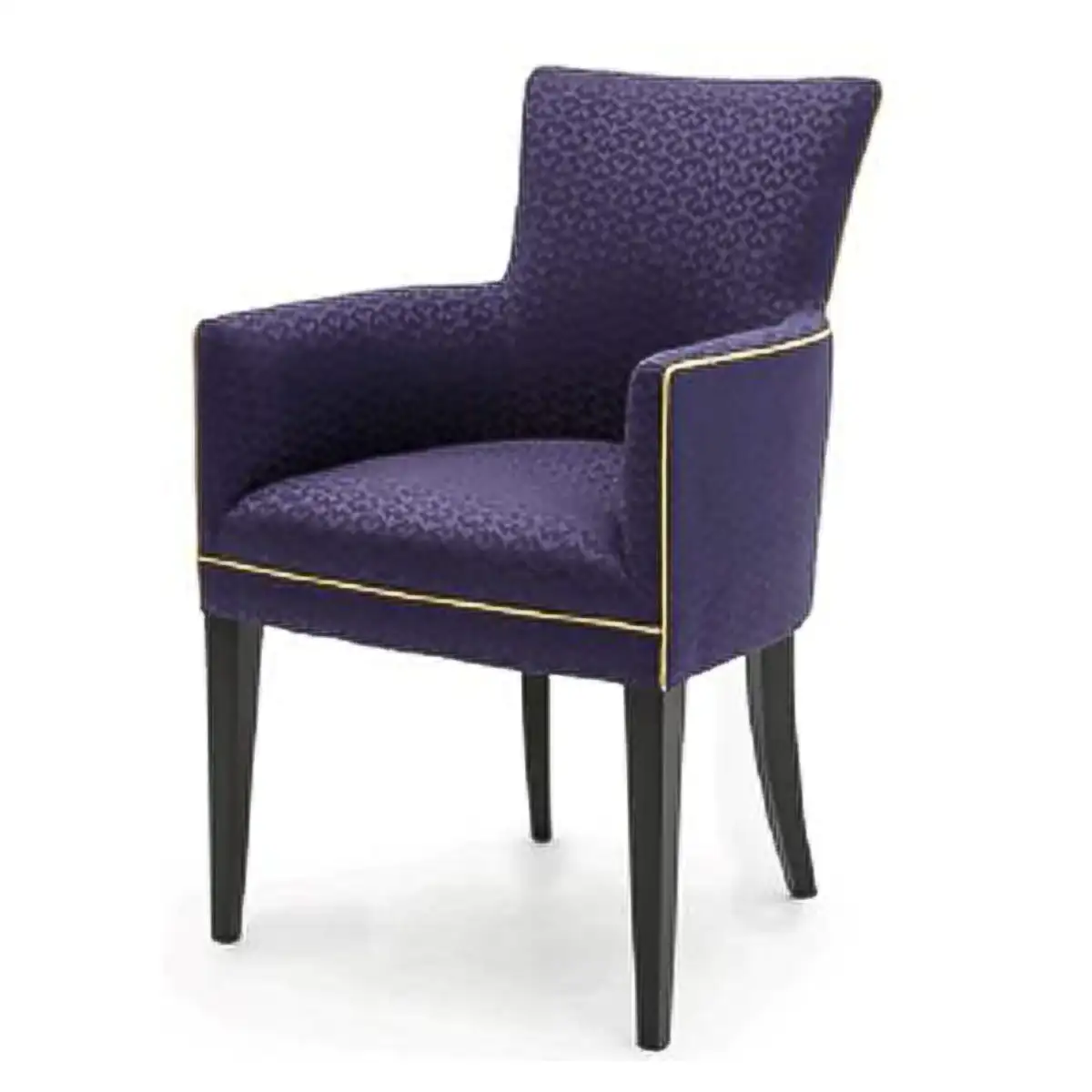 كرسي فوتيه مودرن خشب زان أحمر وقماش مستورد MS-8126