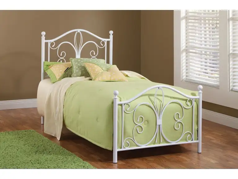 سرير معدني حديد دهان الكتروستاتيك رسم فورجيه MS-13134