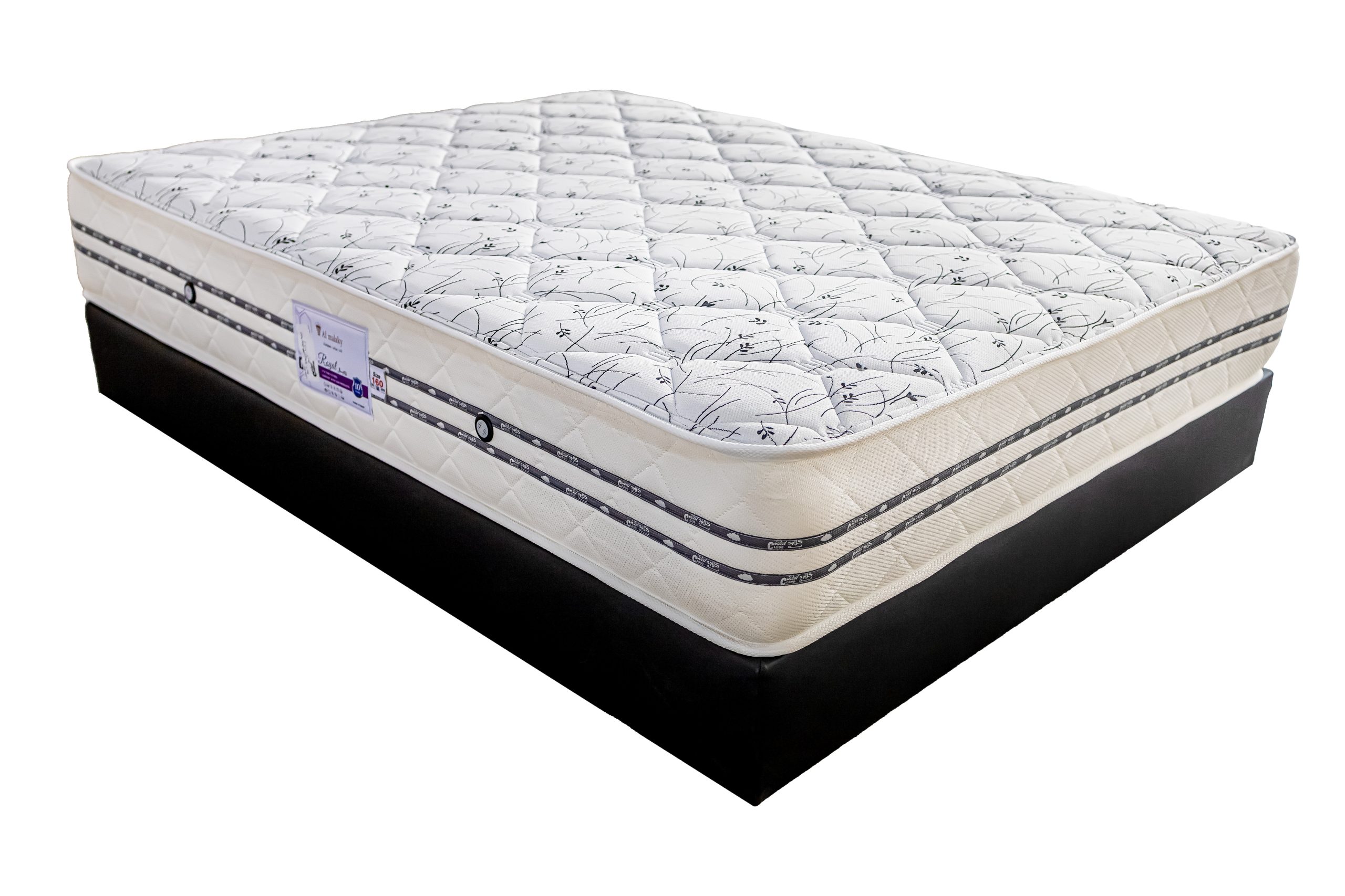 مرتبة رويال قطن أمريكي من كلاود بد , ارتفاع 31 سم , سوست متصلة , مقاسات متعددة MS-9049