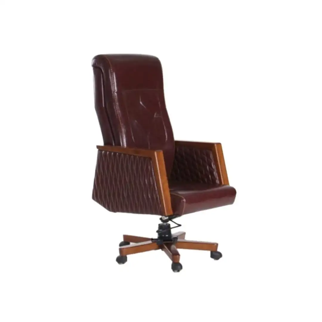 High-back leather executive office chair MS-8731