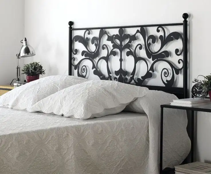 سرير مودرن مصنوع من ستيل دهان الكتروستاتيك MS-13164