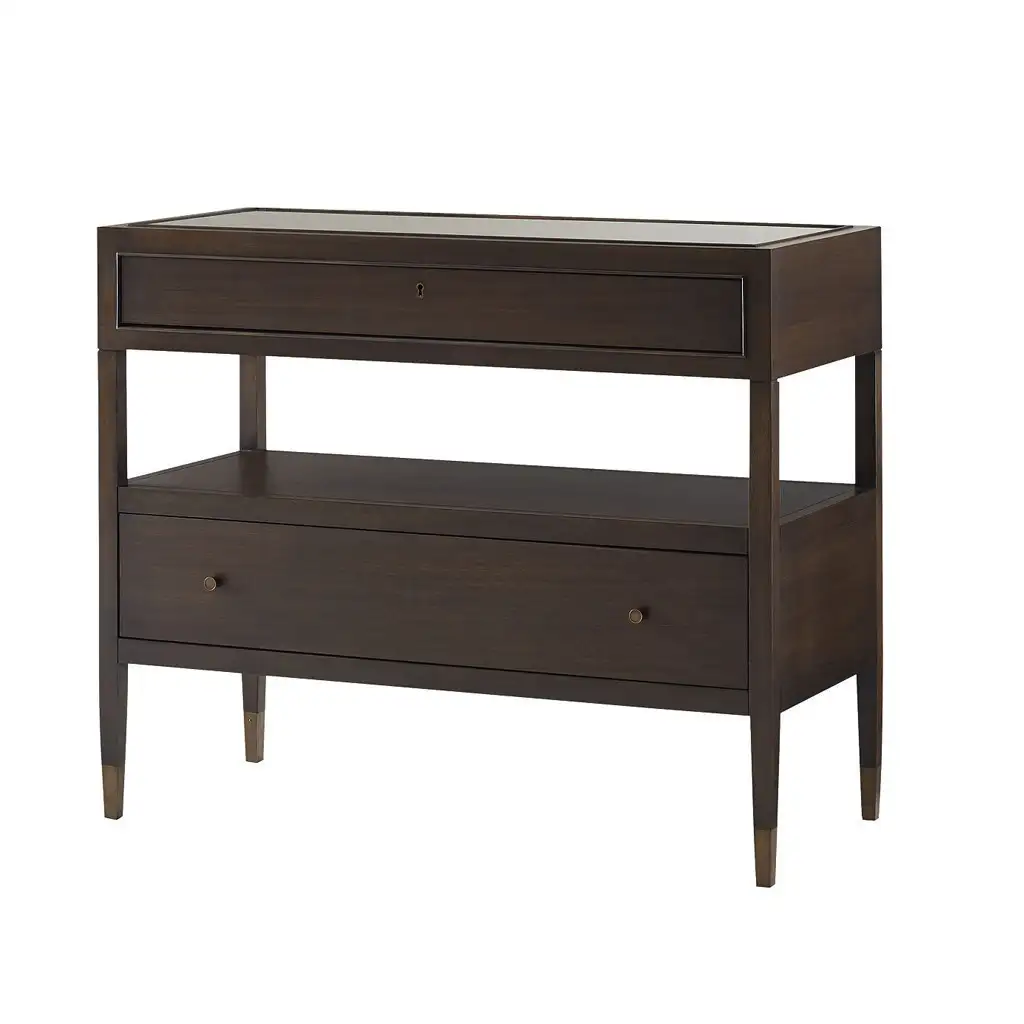 بوفيه مودرن مصنوع من خشب MDF مستورد مع طبقة ميلامين مضادة للمياه MS-11317