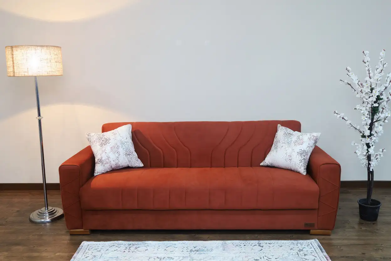 كنبة رويال سرير وسحارة 3 مقاعد مصنوعة من خشب طبيعي عالي الجودة MS-02115