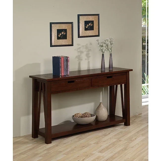 Modern console natural wood MS-11415