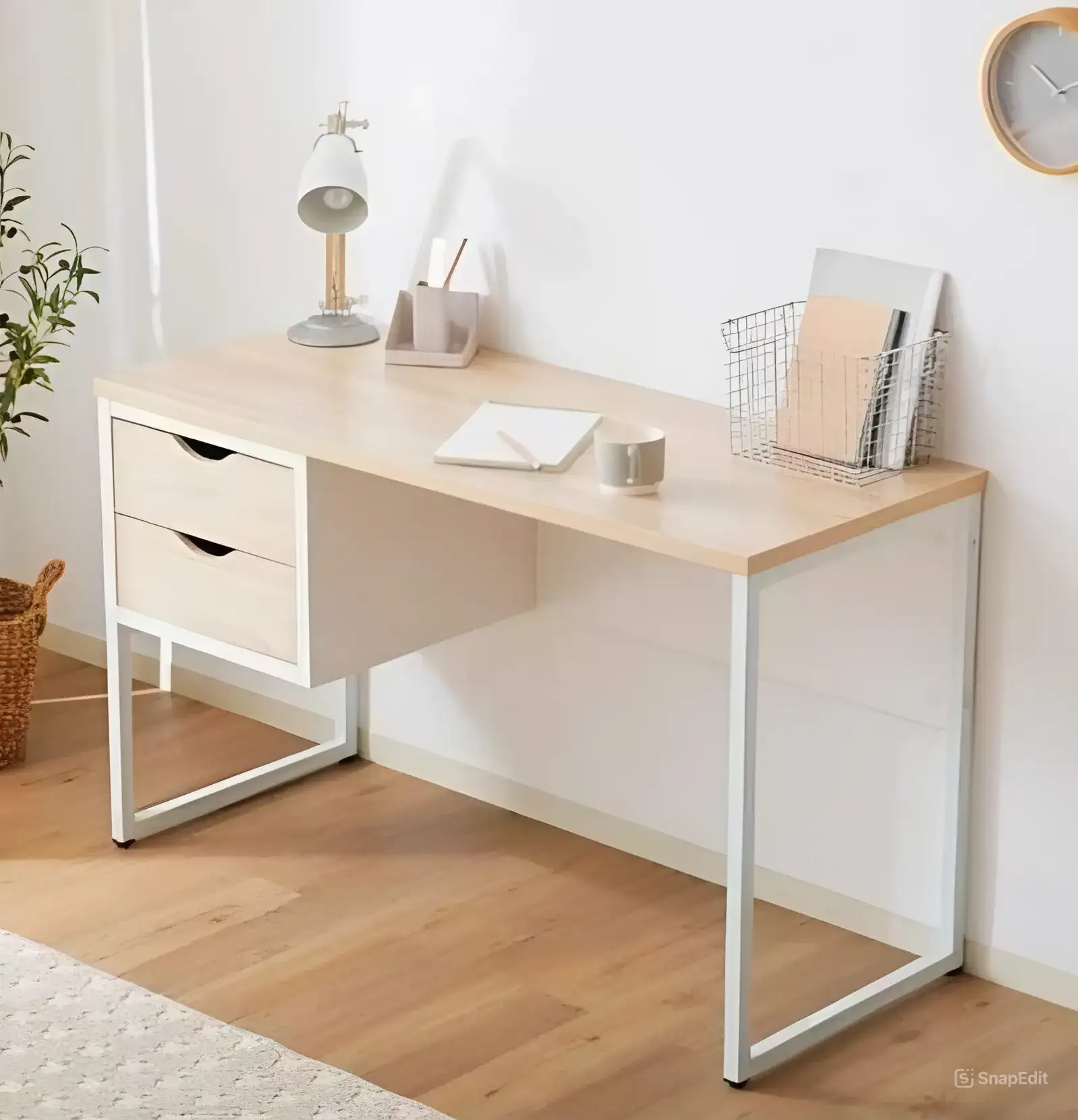 مكتب مذاكرة حديد دهان الكتروستاتك خشب MS-12123