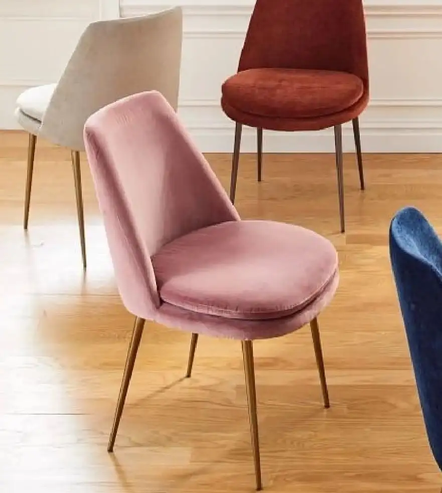 كرسي سفرة مودرن خشب زان احمر MS-11051