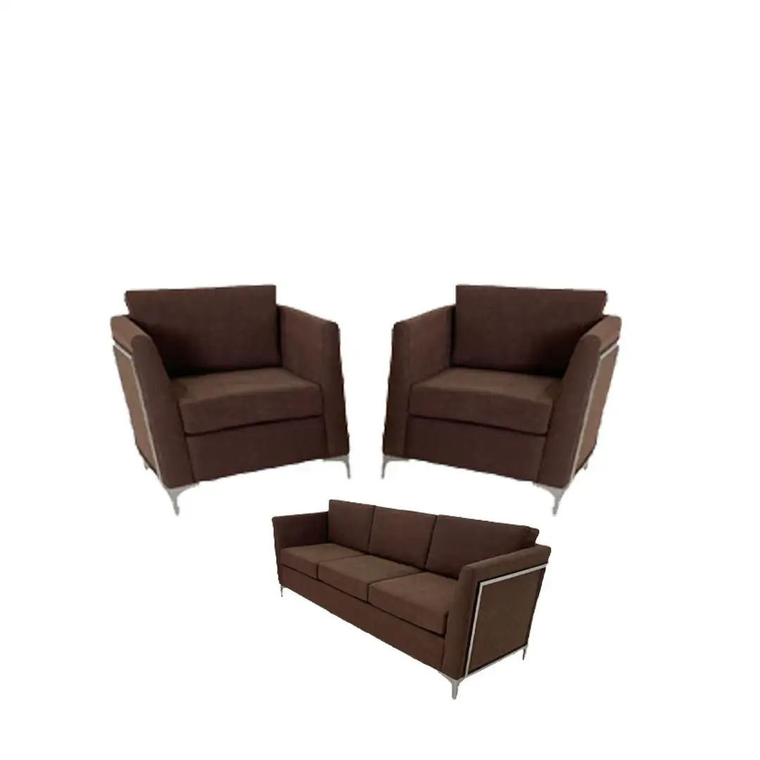 Office Reception Sofa 3-Seater and 2 Armchairs MS-9769