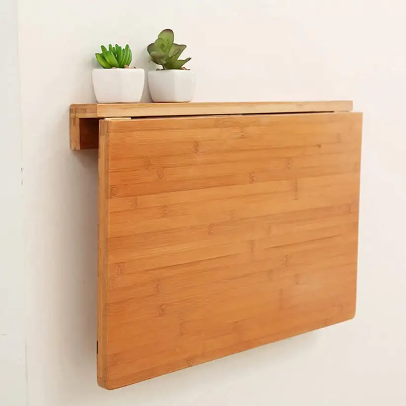 مكتب مذاكرة معلق خشب طبيعي MS-12296